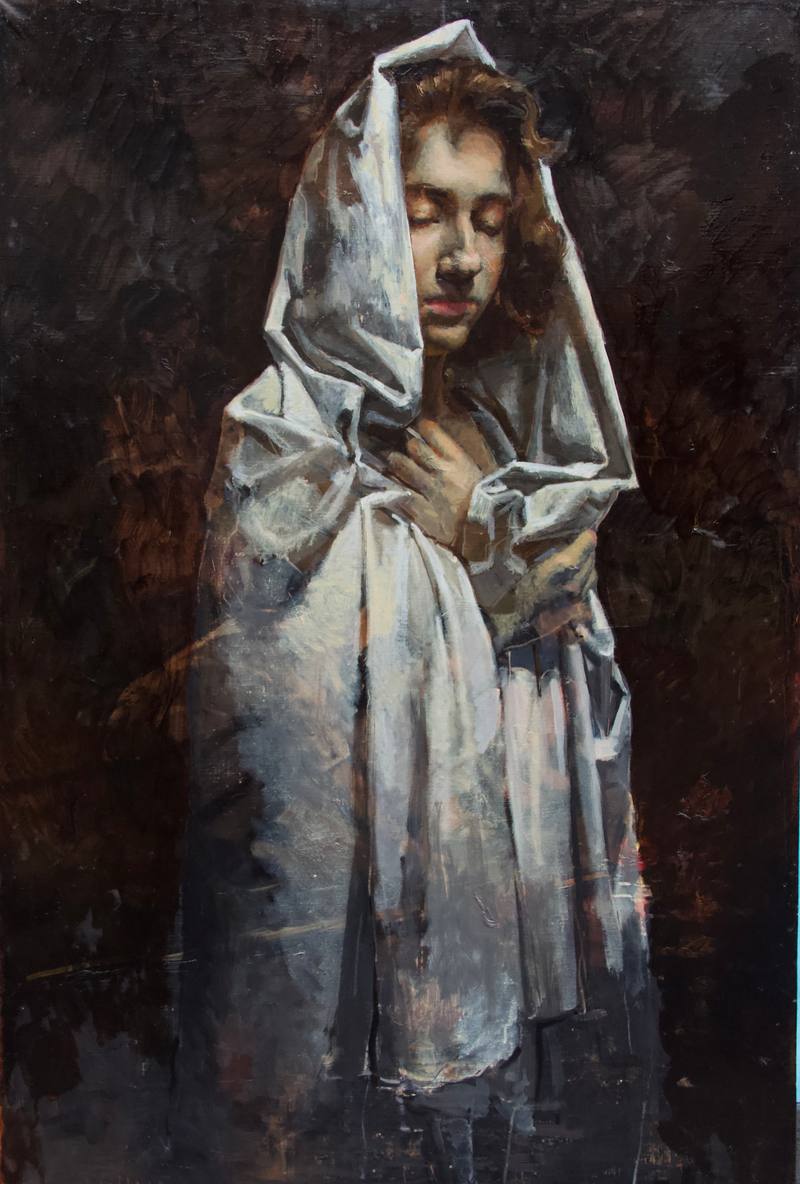 Yana in drapes — Andreev Ivan