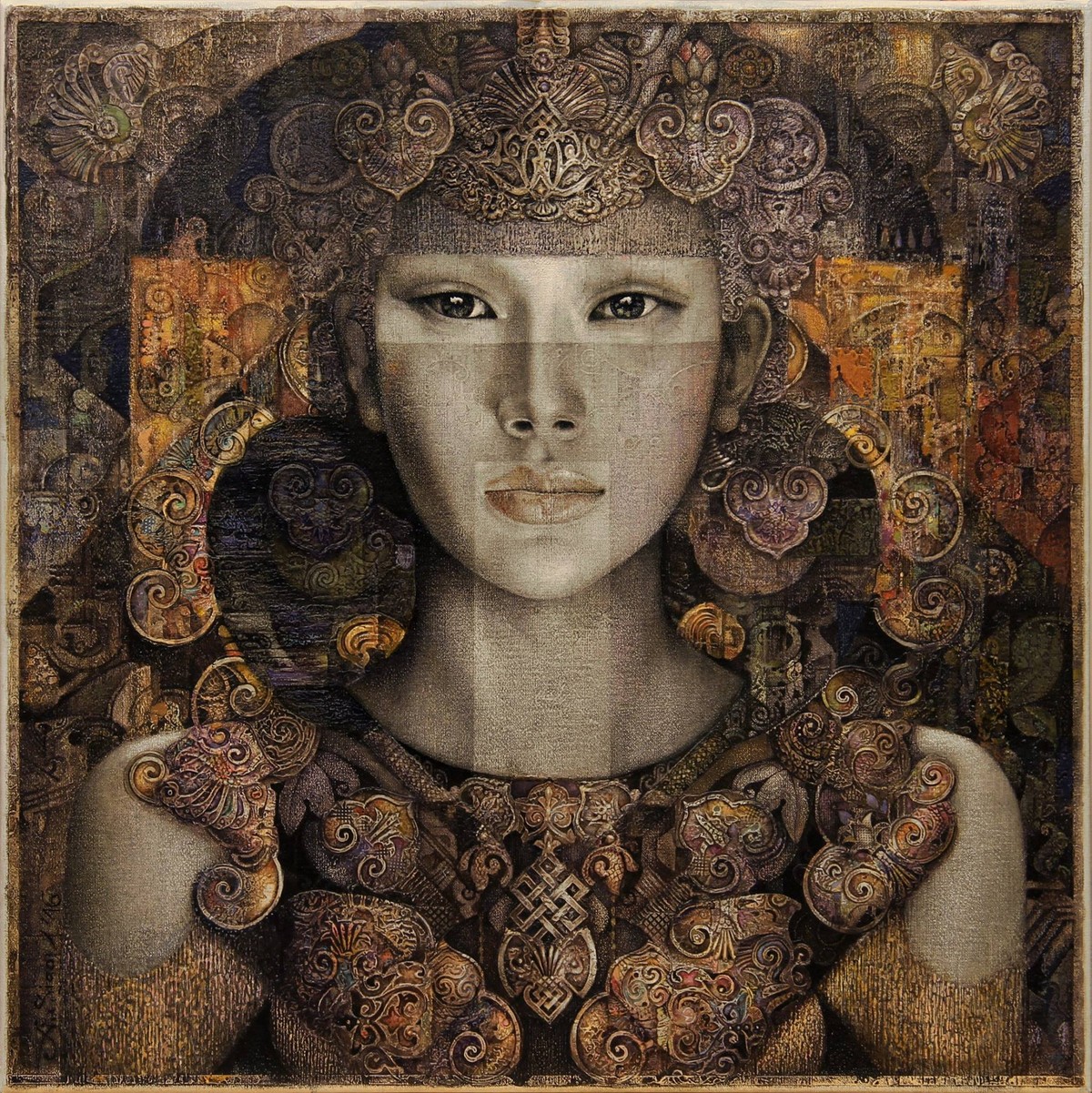 Westwards moonlight moves, the shadows of flowers go to the east — Sigov Alexander