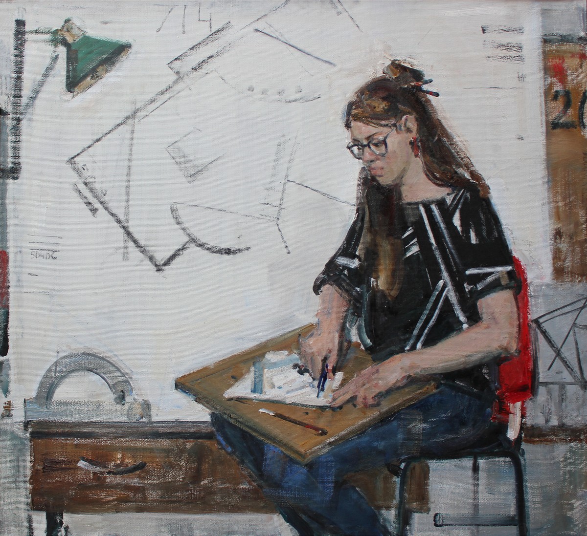 Portrait of the student — Delieva Natalya