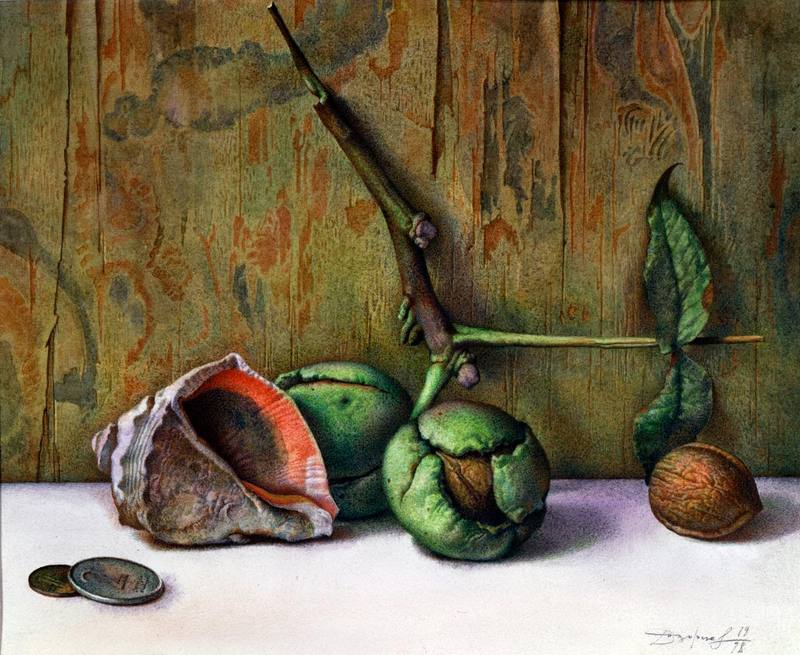 Still life with two coins — Dozortzev Oleg