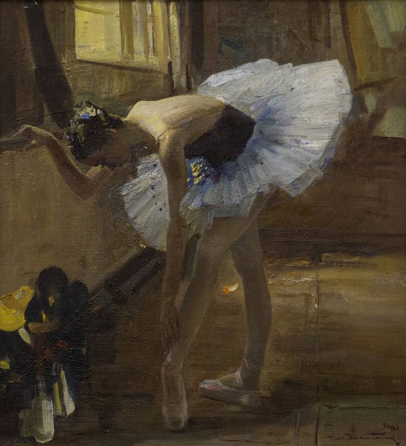 At the rehearsal. J. Makhalina — Bratanyuk Vasily