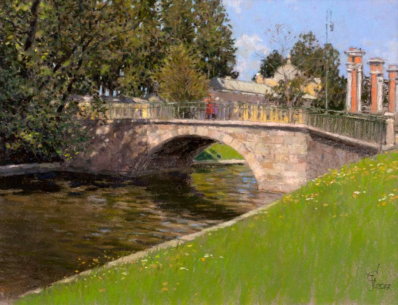 Bridge of Alexander Nevsky monastery — Oussik Sergey