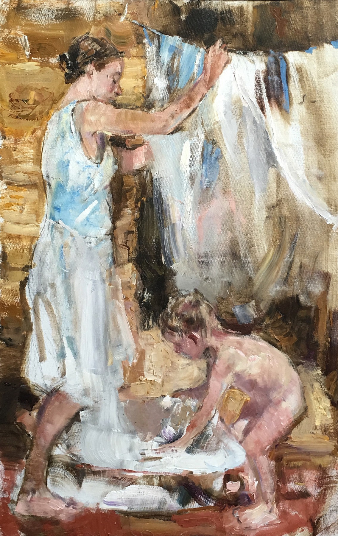 Hanging clothes — Mashkarova  Tatyana