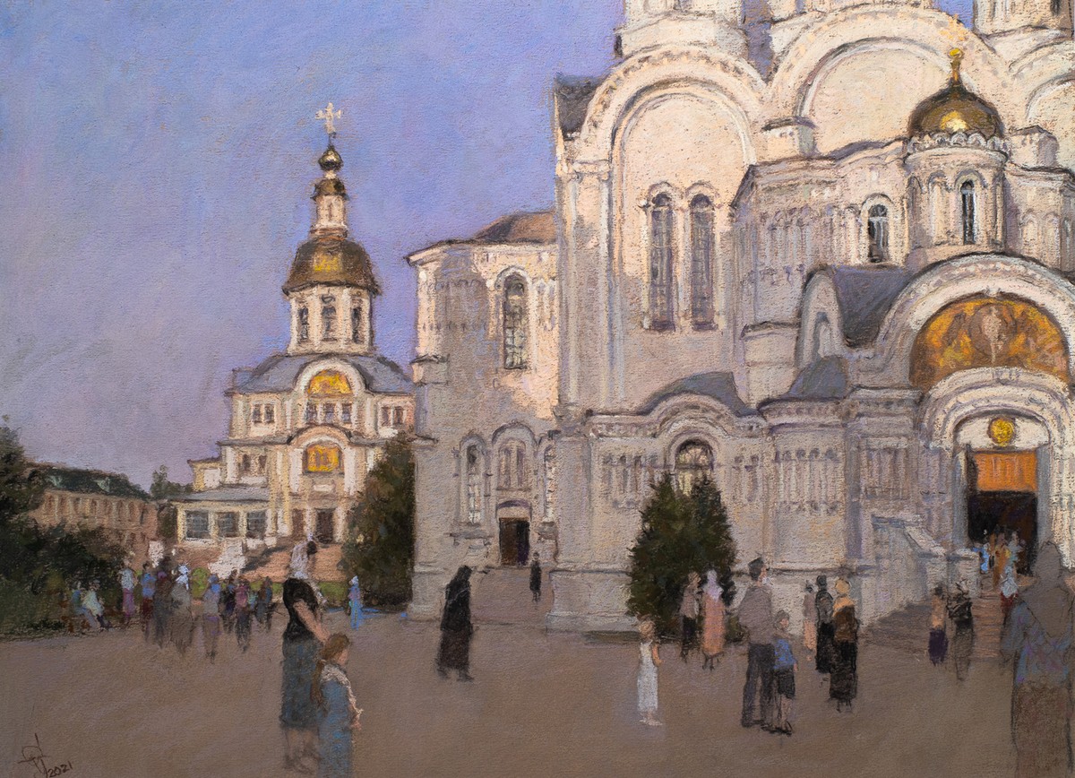Evening prayer in Diveevo monastery (etude) — Oussik Sergey