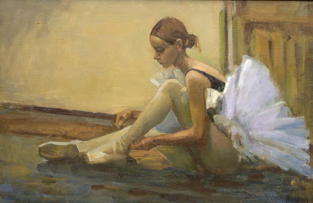 Rehearsal.  Dancer A. Colegova — Bratanyuk Vasily