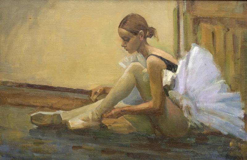 Rehearsal.  Dancer A. Colegova — Bratanyuk Vasily