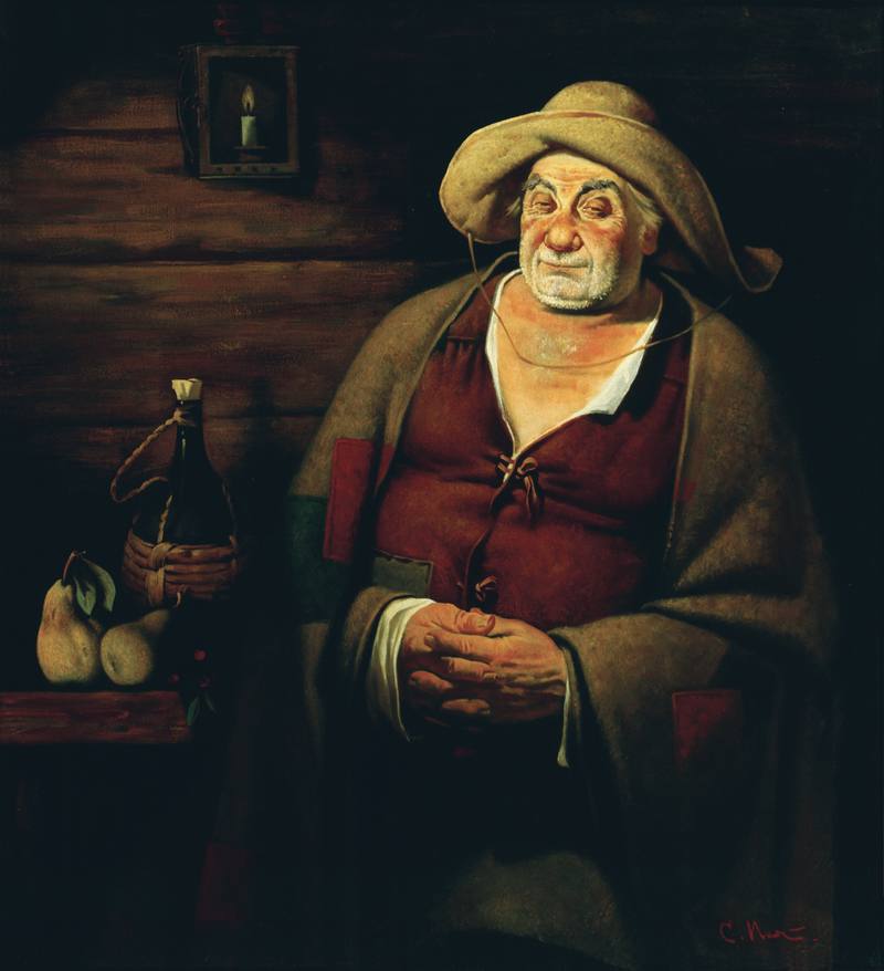 Sancho Panza — Pichakhchi Sergey. Oil on canvas