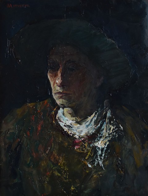 A man in beret — Matveeva Anastasia