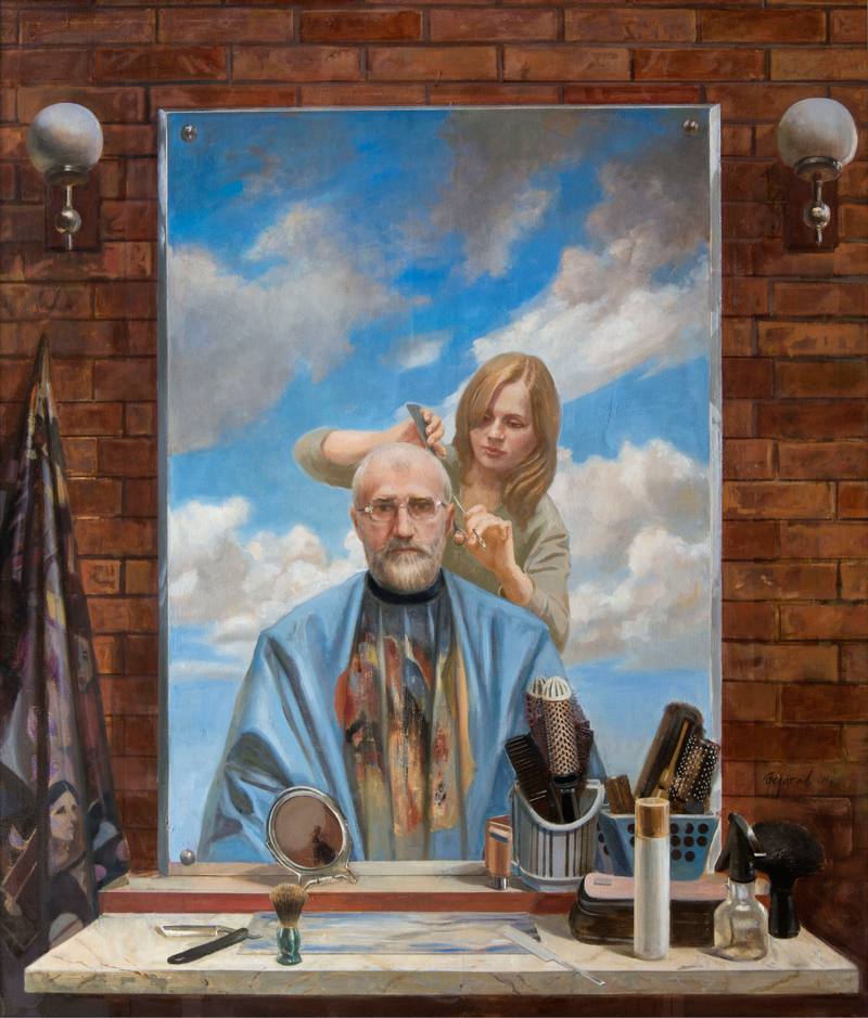 Haircutting — Fedotov Vasily