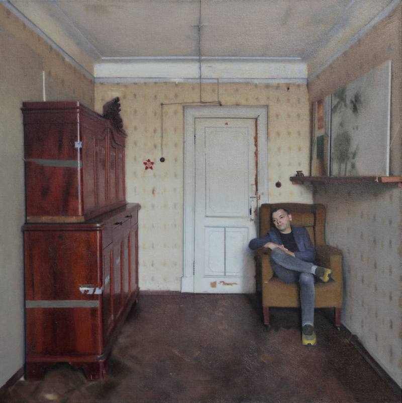 Guest — Ichitovkin Denis. Oil on canvas