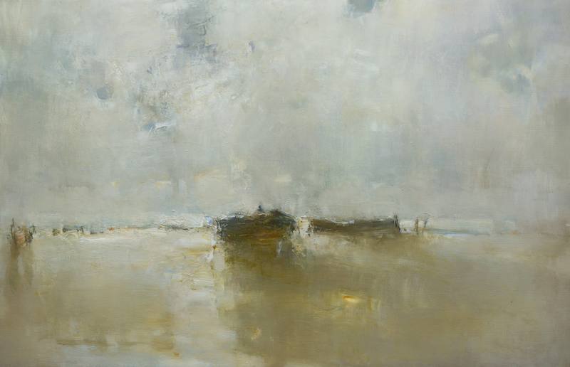 Boats on sand coast — Smukrovich Vitold