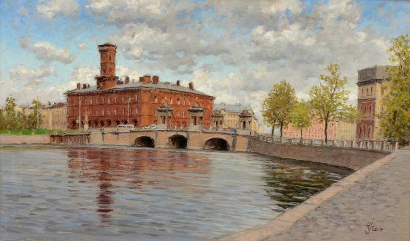 St. Petersburg view. Kalinkin bridge — Oussik Sergey