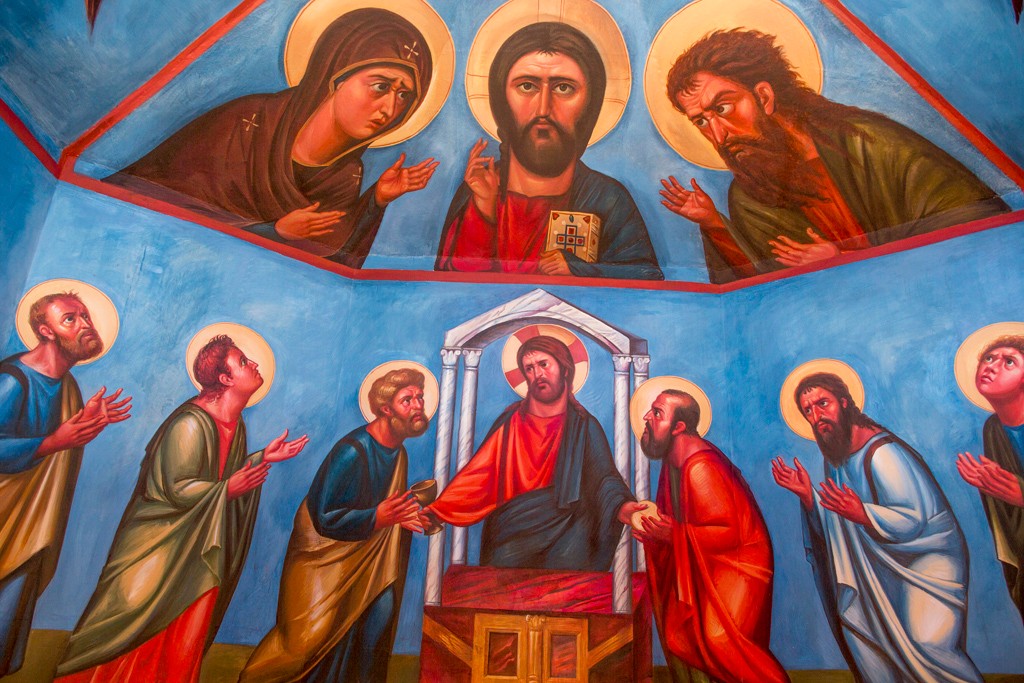 Wall painting in church of John the Baptist in the village of Nativity. Pushkinskie Gory region — Margolin Dmitry (4)