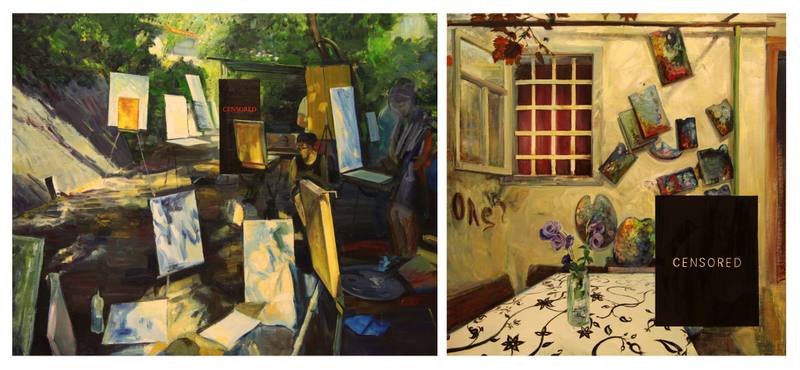 Diptych Rustem Batalovich, head of the practice base or Censored. 2019 — Kalitsenia Aleh
