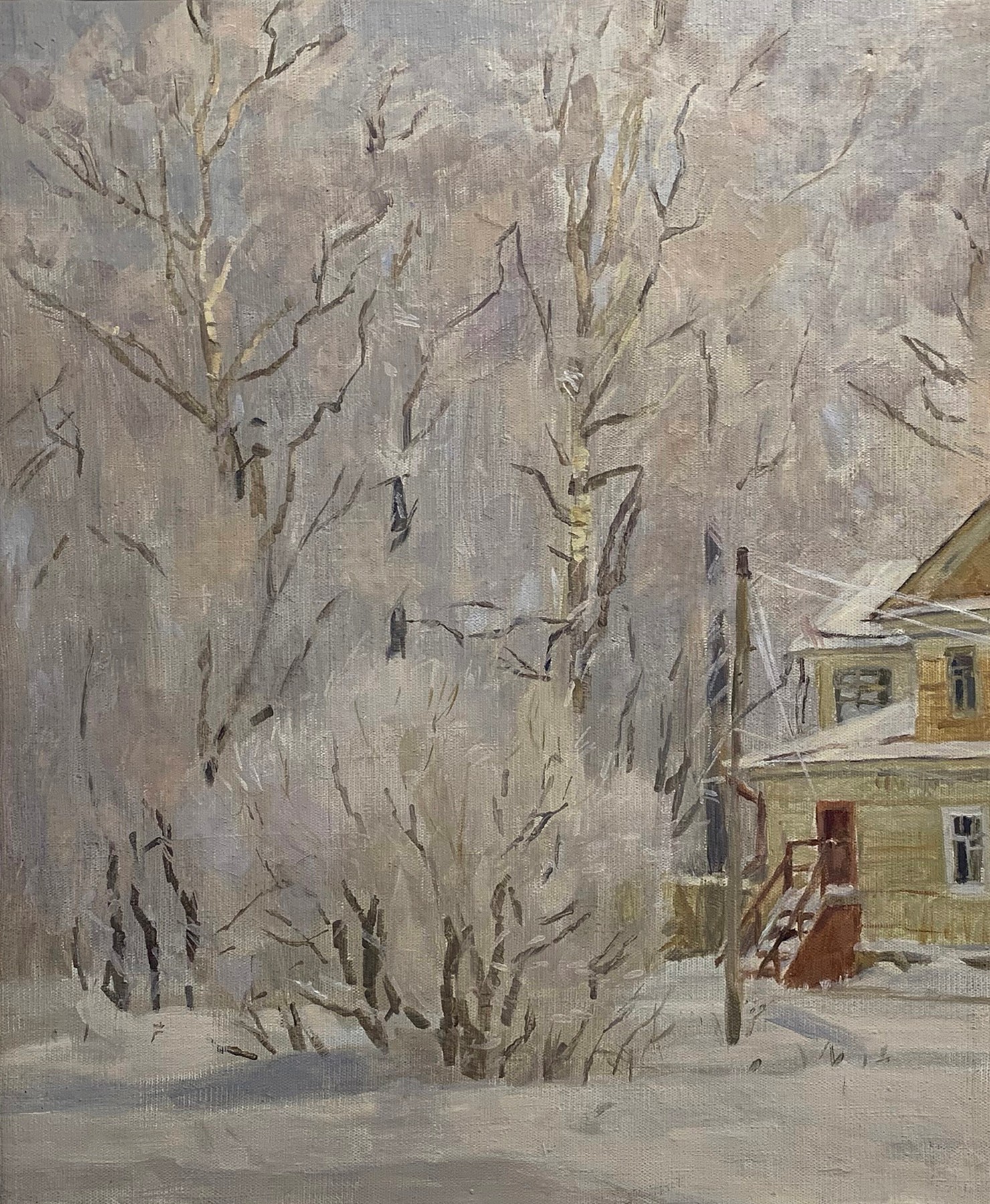 Frozen morning. 1988 — Pesikov Vladimir