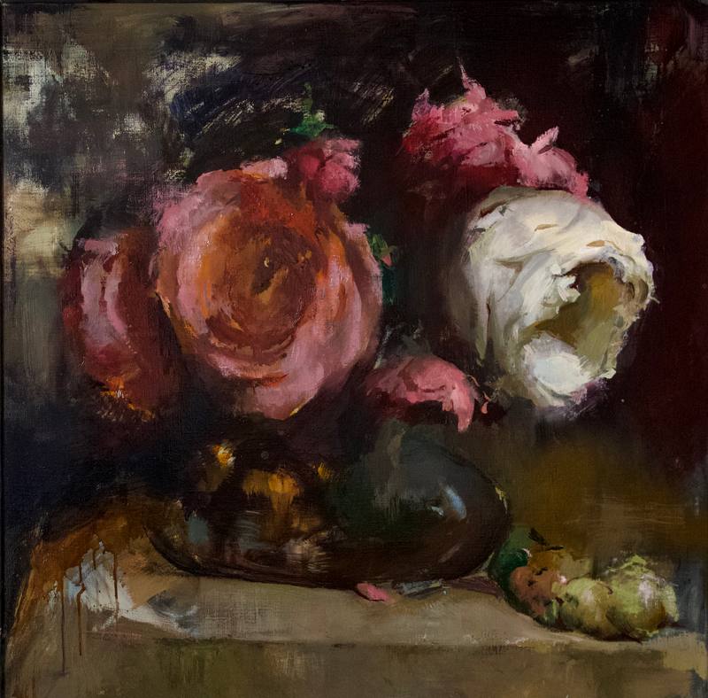 still life with roses — Andreev Ivan