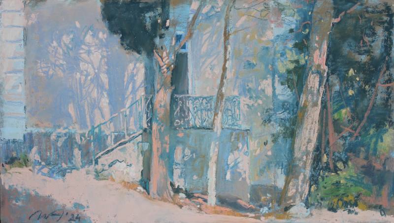 Shadows of cypress trees — Lapygina Anna