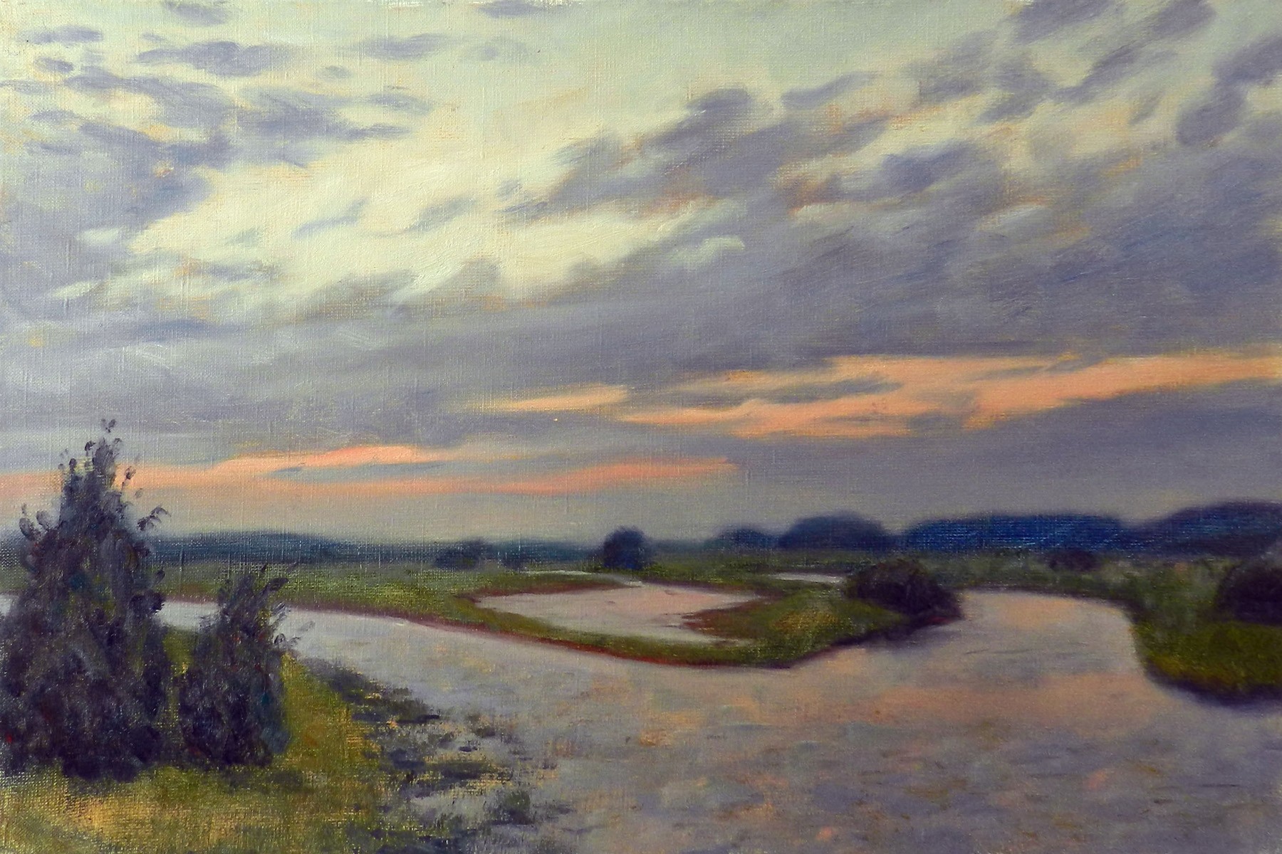 Evening on Volkhov — Vidyaikin Vladimir