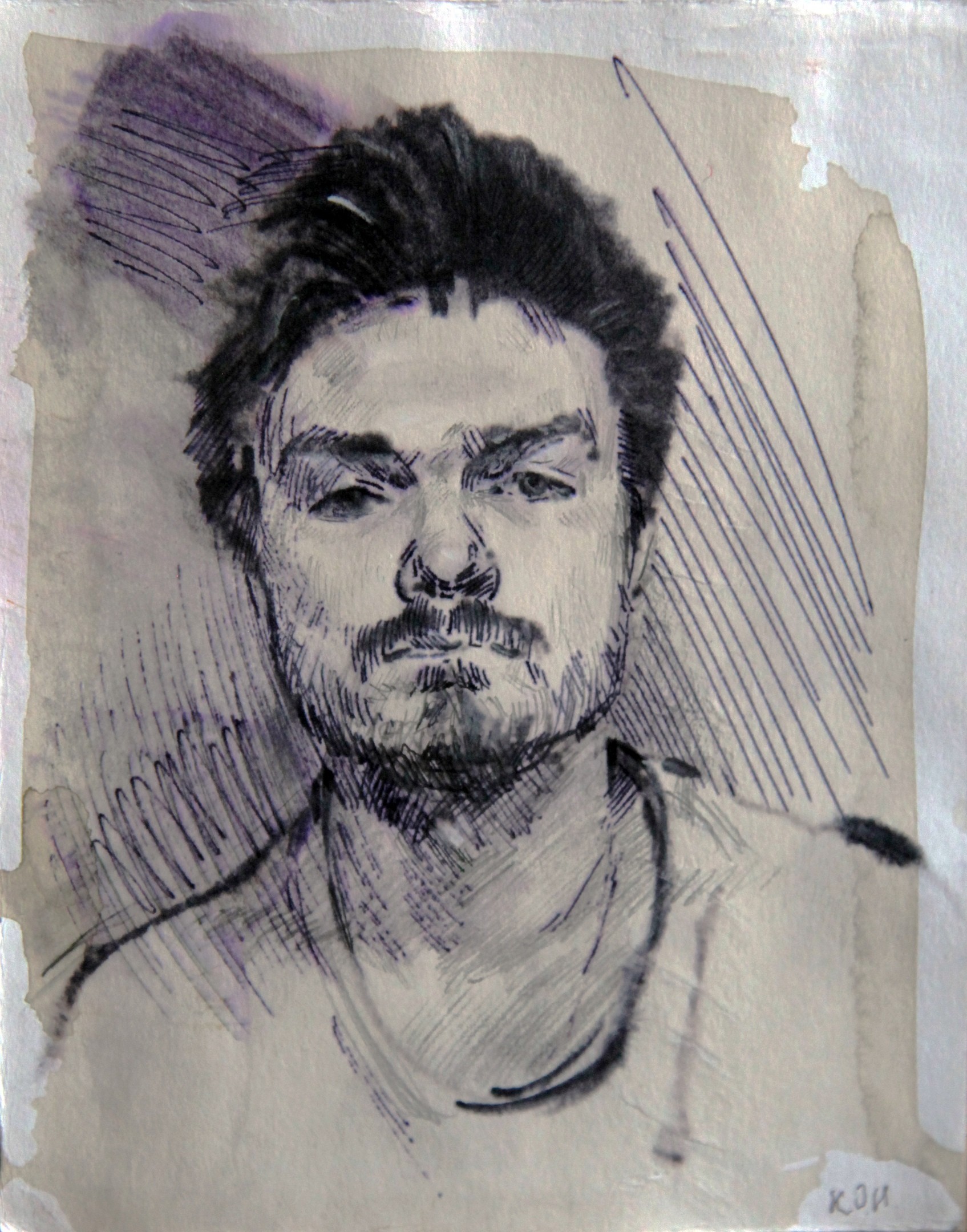 Self-portrait. 2018 — Kalitsenia Aleh