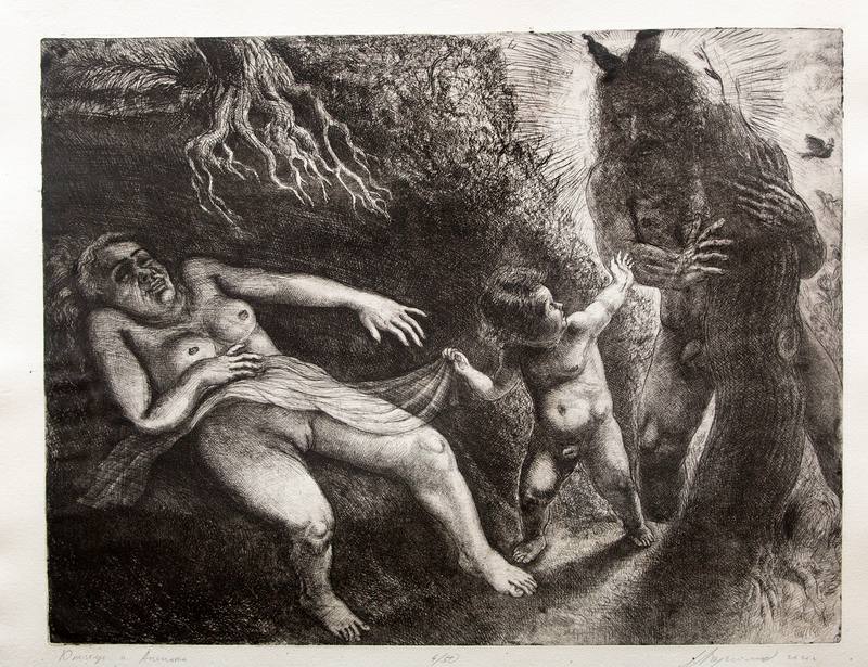 Antique myths in seventeen engravings by Dmitry Margolin — Margolin Dmitry