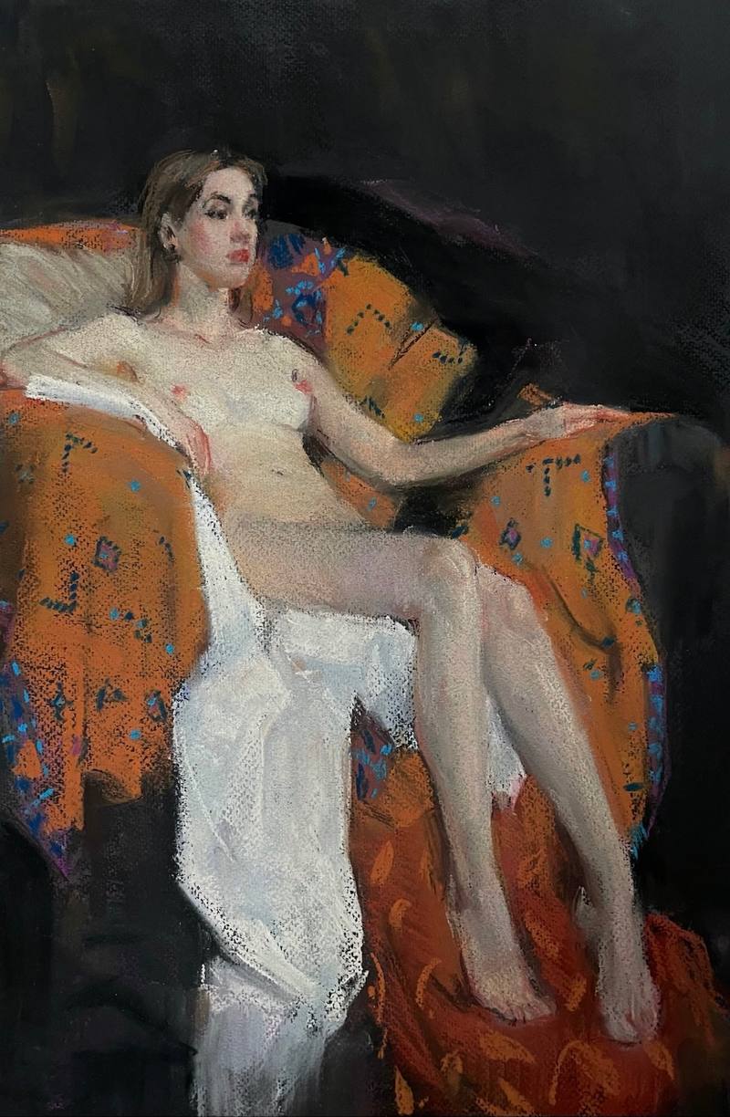 In the armchair — Corinna Moiseeva