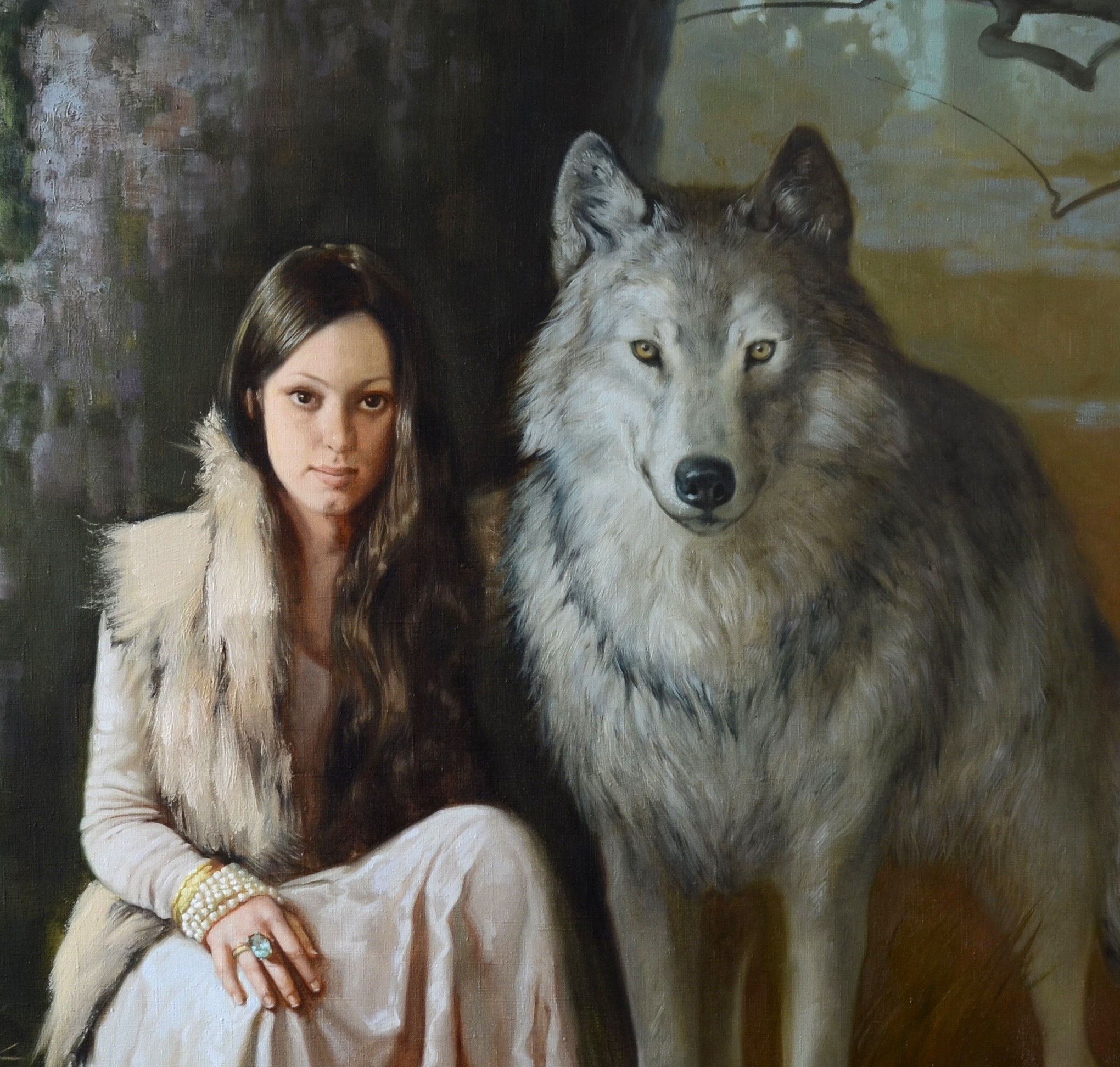 Vasilisa and a wolf — Nedzvetskaya Alexandra (1)