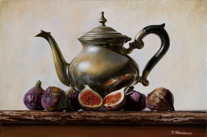Kettle with figes — Shishkin Valery