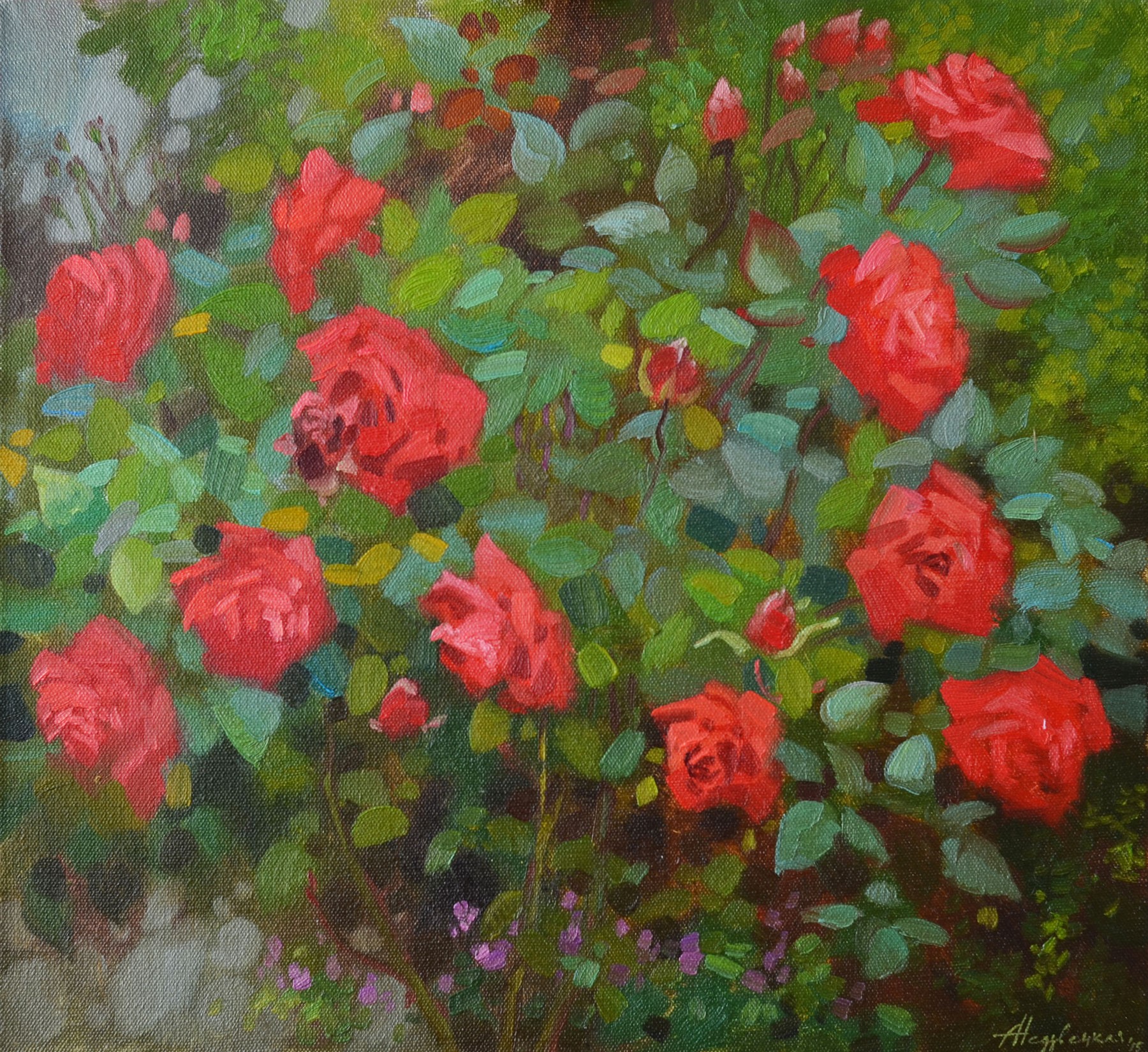French roses” — Nedzvetskaya Alexandra