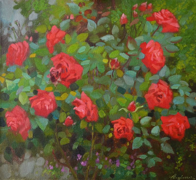 French roses” — Nedzvetskaya Alexandra