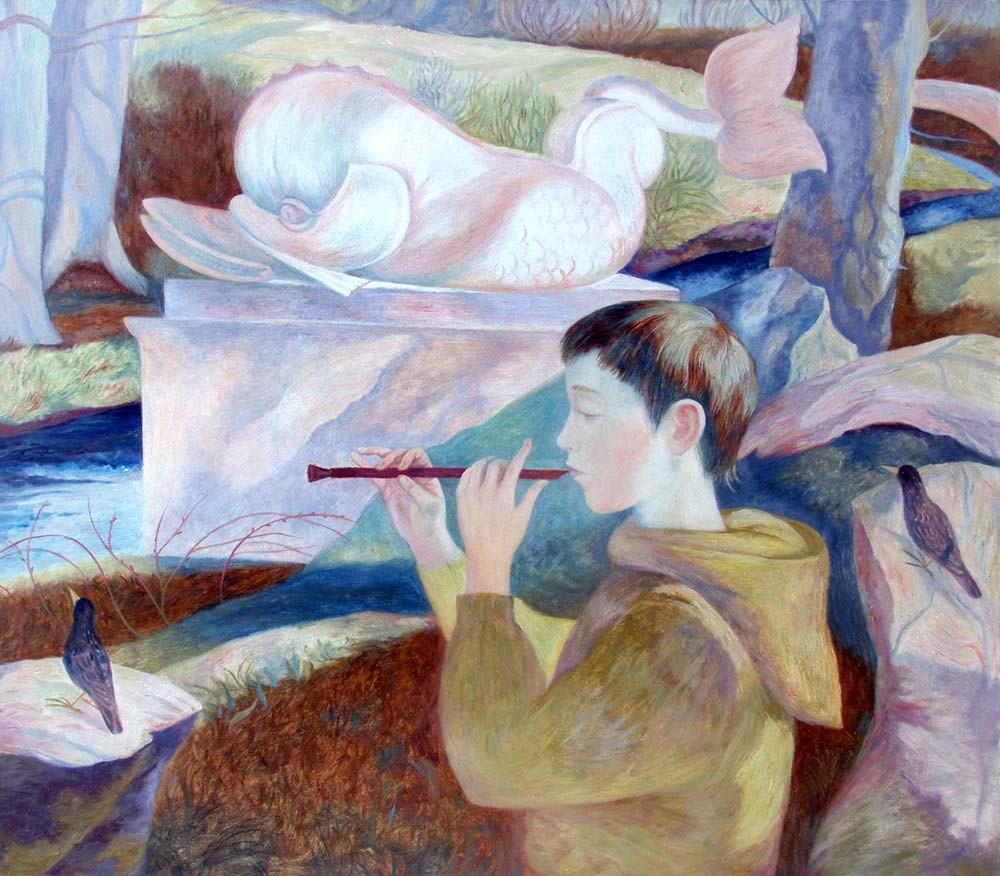 мальчик и Дельфин — Рыжикова Нина
