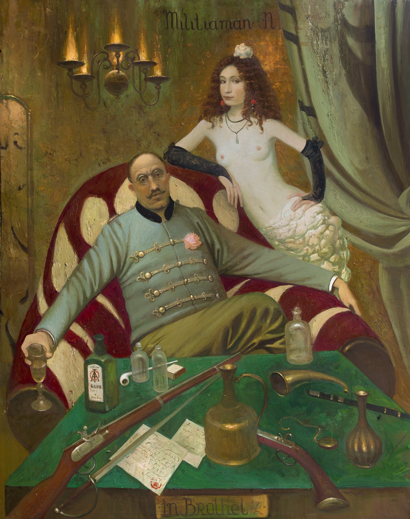 Military man in brothel — Samsonov Igor