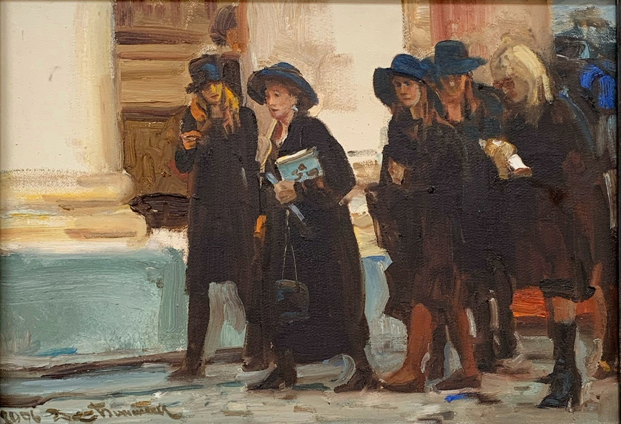 The ceremony of reburial of the ashes of Maria Feodorovna, Princess Dagmara, mother of Nicholas II, wife of Nicholas III.  Peter and Paul's share.  Relatives of the Romanovs — Bratanyuk Vasily