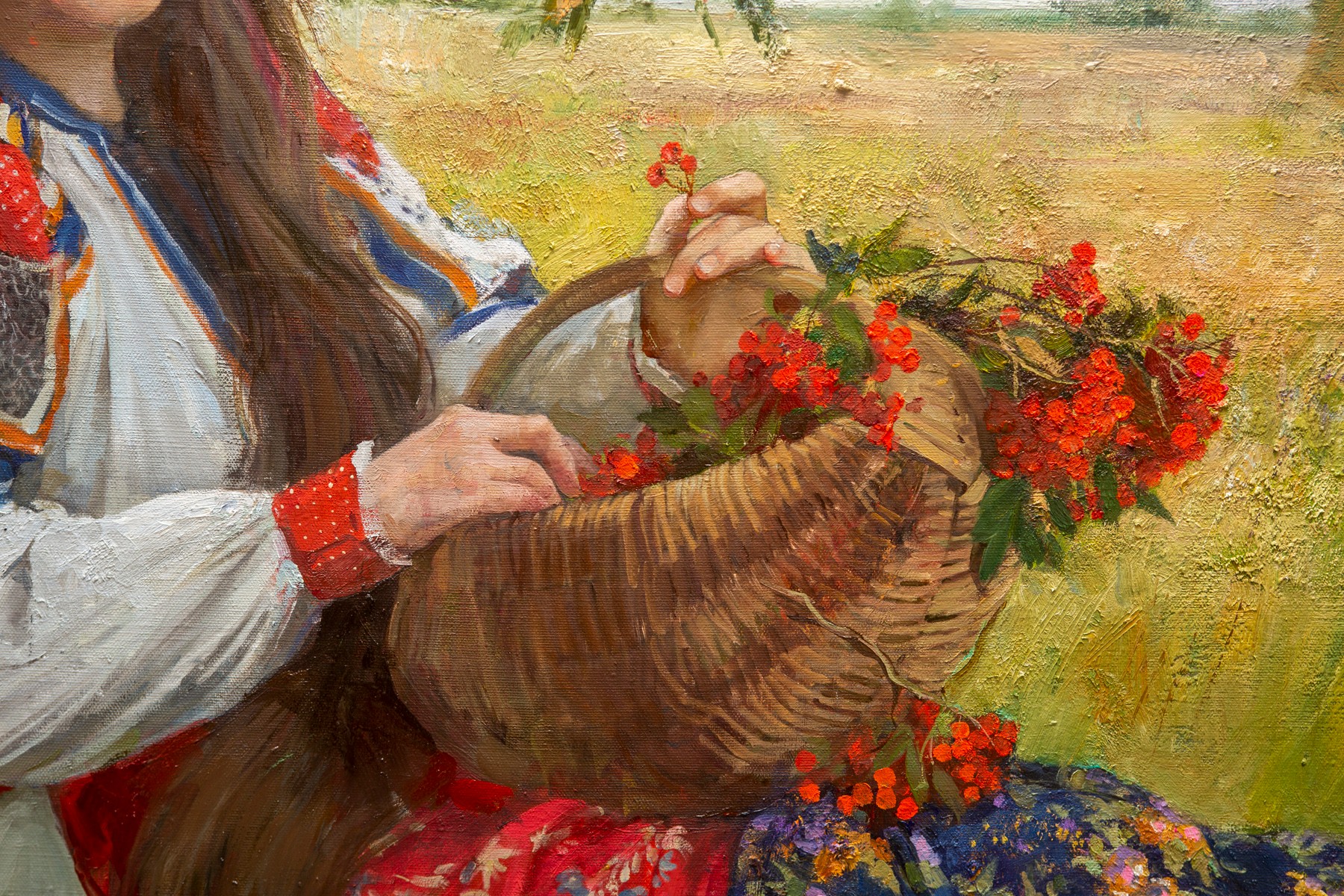 Корзина с рябиной — Милашевич Наташа (1)