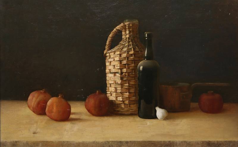 Still life with pomegranates — Kalyn Arthur