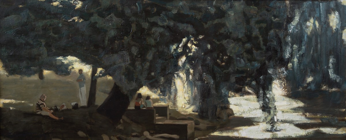 Evening in the Lopukhin garden — Gerasimov Gennady