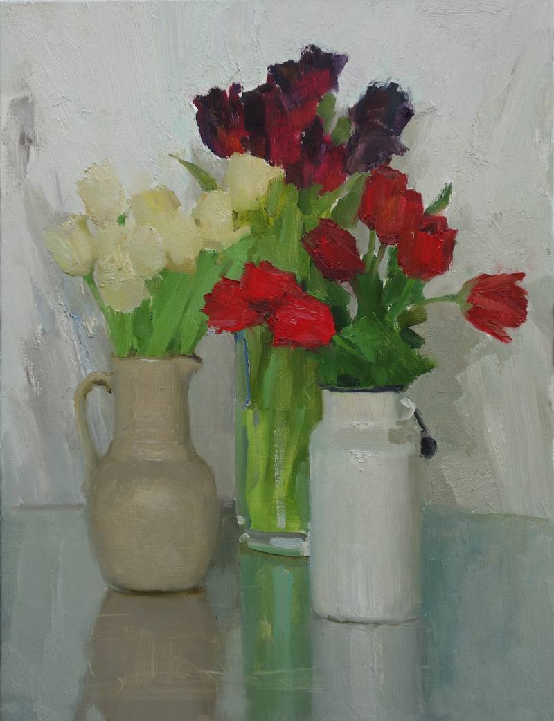 Three bouquets (tulips) — Zimin Alexander