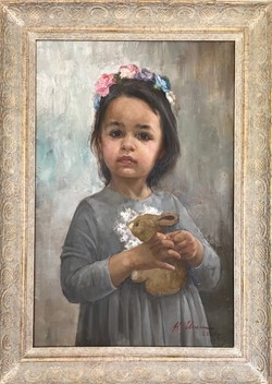 Natasha Milashevich. Portrait of a girl. 2020